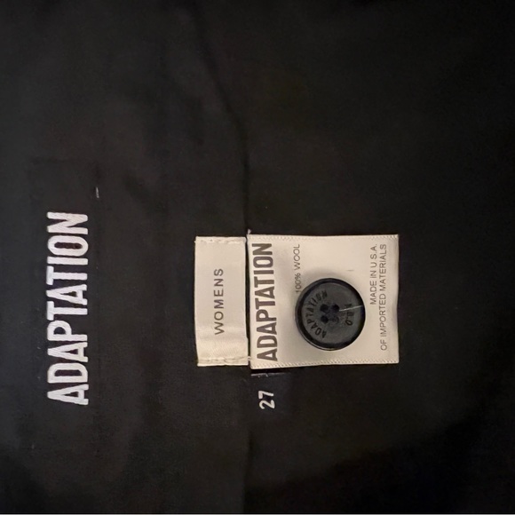 Black adaptation pants with stripes on sides - Picture 4 of 5